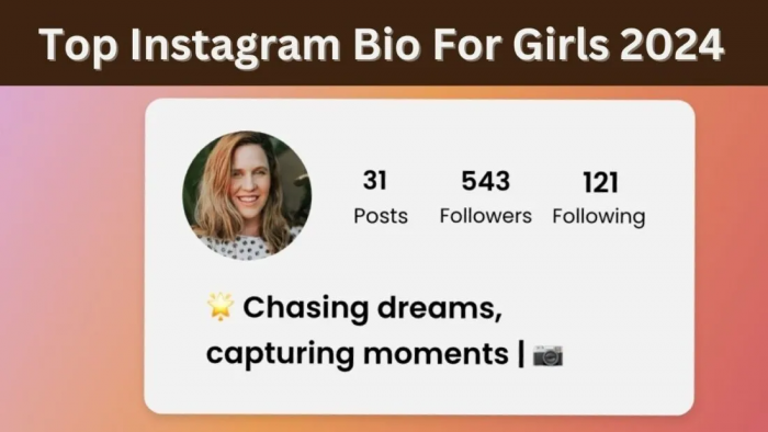 Instagram Bio for Girls