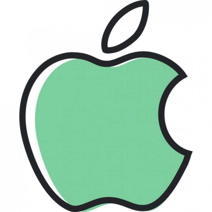 Apple Colorful Logo Emoji