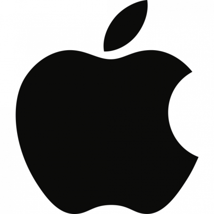 Black Apple Logo Emoji