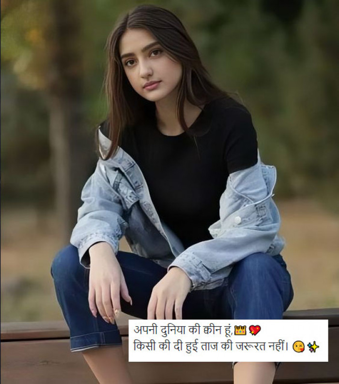 Attitude Status for Girls in Hindi