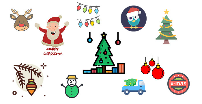 Free Christmas Icons PNG Image