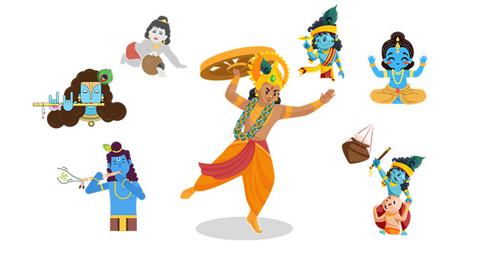 Free Krishna Emoji PNG Image