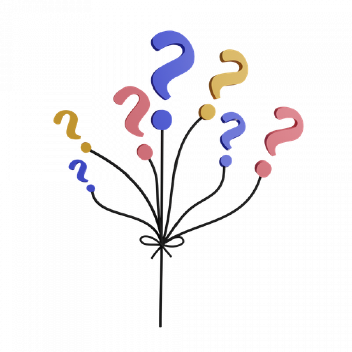 Question Mark PNG 3D